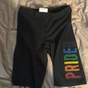 Vans pride biker shorts